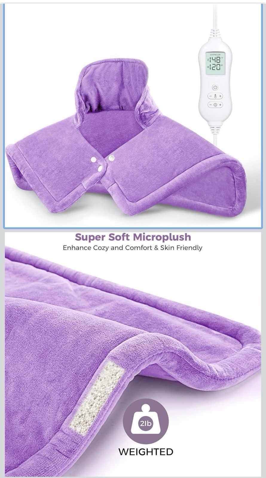 For Neck And Shoulders Purple