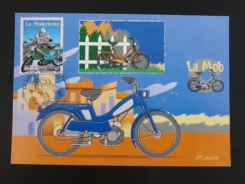 motorcycle moped maximum card France 2002