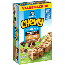 Quaker Chewy Granola Bars, Variety Pack, 18 C...