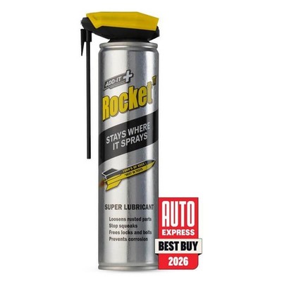 Rocket TT Schmierstoff Pflege Spray & Strohhalm 300 ml Anti Quietschen Rost Korrosion