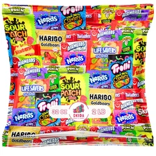 Assorted Candy Variety Pack - Individually Wrapped Party Candy Assortment - Cand