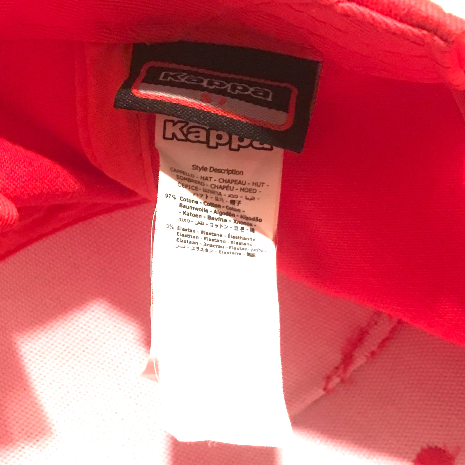 Kappa Adjustable Snapback Red Baseball Cap with B… - image 7