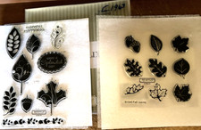 2 CTMH SETS C1463 HARVEST HAPPINESS B1049 FALL LEAVES Multiple types Leaves