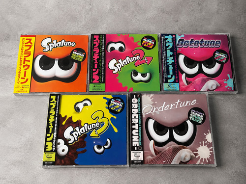 Splatoon Original Soundtrack CD Set of 5 Splatune Octotune Ordertune Game Music