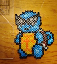 Squirtle Pok mon Perler Bead Wall Art Pixel Decor