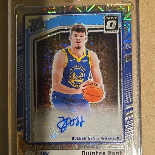 Panini 2024-25 Donruss Optic Rated Rookie Autograph Quinten Post Warriors #343