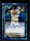 2024 Bowman Draft Sapphire Blake Burke Chrome Auto 1st #1/199 Brewers