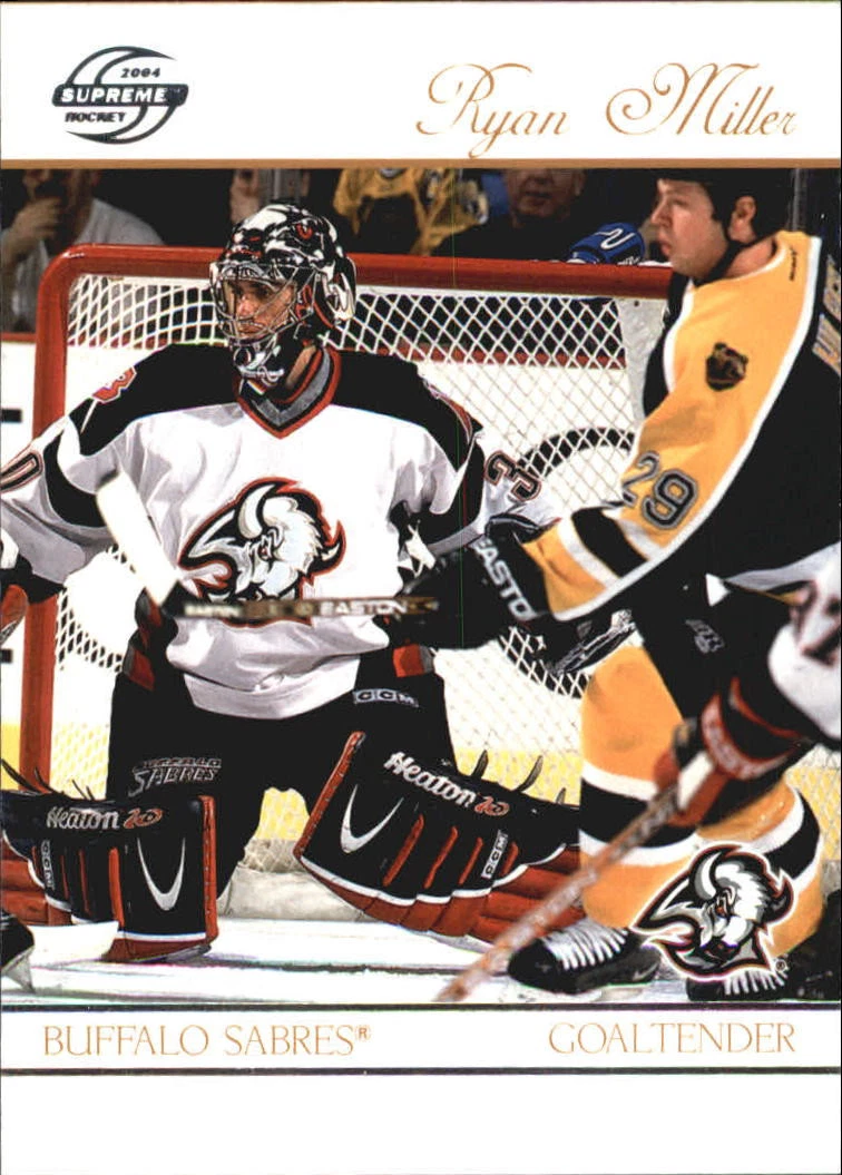Ryan Miller trading card