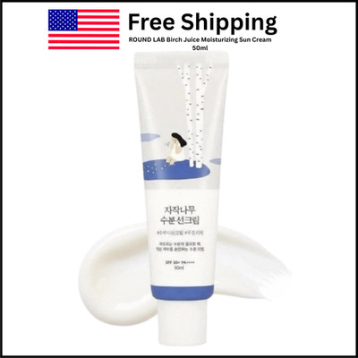 ROUND LAB Birch Juice Moisturizing Sun Cream 50ml US Seller