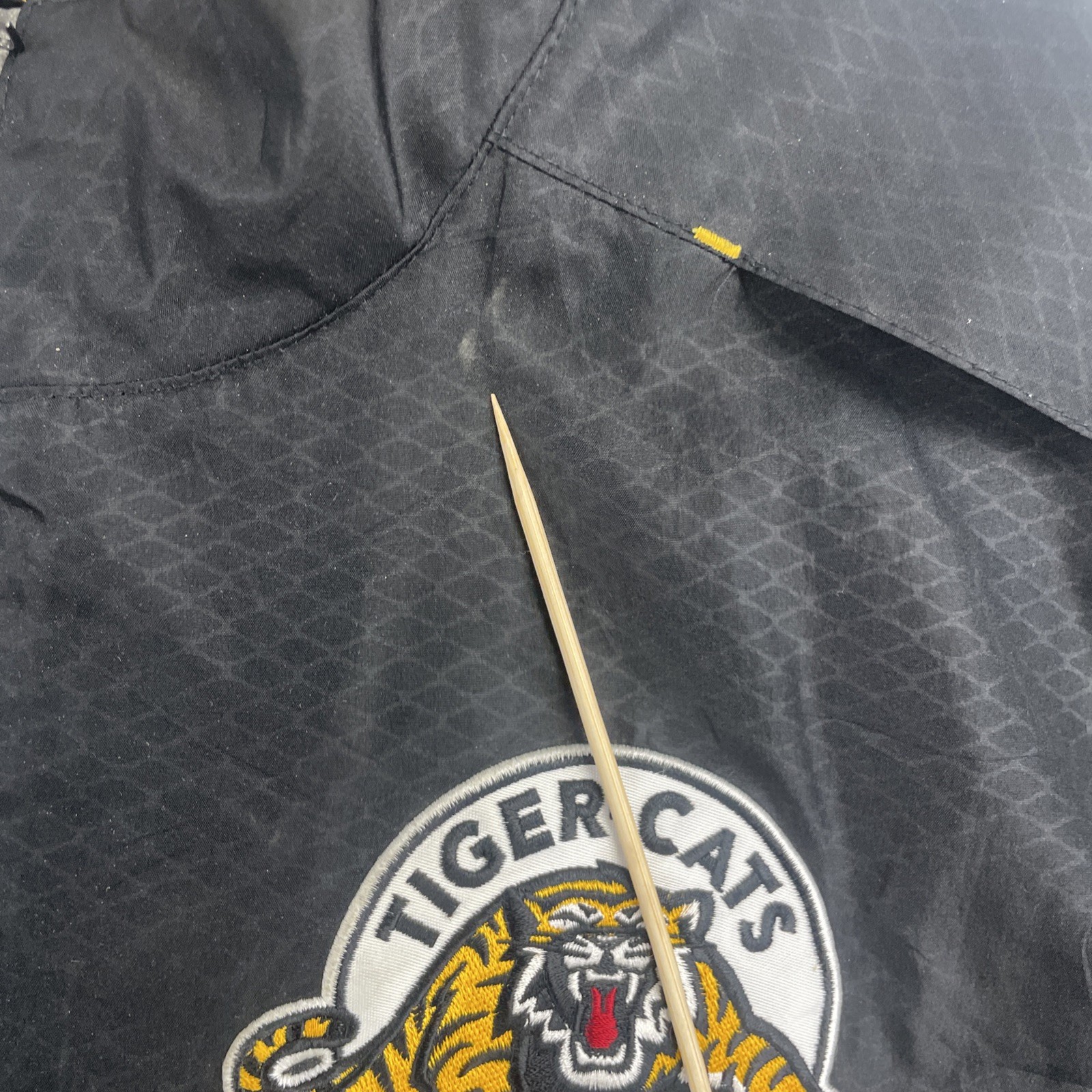 Hamilton Tiger-Cats Reebok Windbreaker Light Jacket Size Large CFL