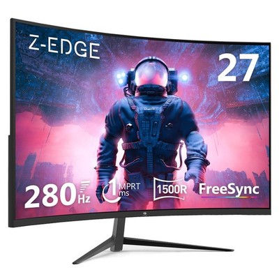 Z-Edge 27 Zoll Curved Gaming Monitor 280Hz (DP) 240Hz (HDMI) 1ms MPRT Full HD