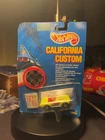 Hot Wheels California Custom Cobra 1296 Yellow Diecast Car Sealed Vintage Mattel