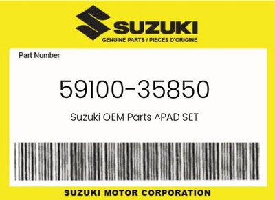 Suzuki Genuine Pad Set - 59100-35850