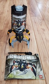 Lego Bionicle VISORAK (8742 ~ 8747) Makuta Rahi Spiders in Canisters + Manuals