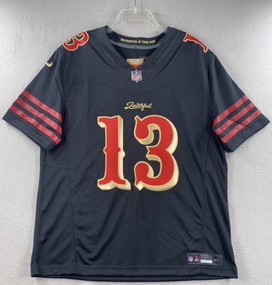 NFL 49ers #13 Brock Purdy ユニフォーム Mサイズ Men's Nike Brock Purdy Scarlet San Francisco 49ers Game Player Jersey