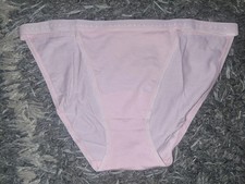 NeW Vs cotton logo string bikini Panty Size Medium Pink