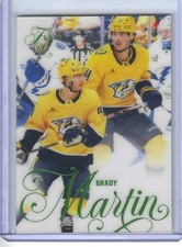 2025-26 UD FLAIR HOCKEY #195 BRADY MARTIN RC SP FOREHECK/349 PREDATORS