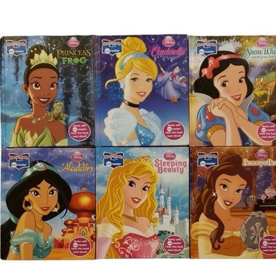 ***RARE*** SET LOT OF 6 STORY READER ME READER DISNEY PRINCESS HARD BACK BOOKS