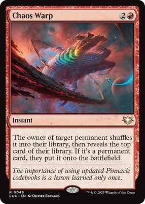MTG - Chaos Warp - EOC 0049 - Edge of Eternities - Rare - Magic