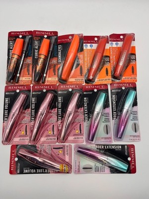 RIMMEL MASCARA ASSORTED STYLES 7x WONDER'LUXE + 5x SCANDALEYES SELAED MR 827