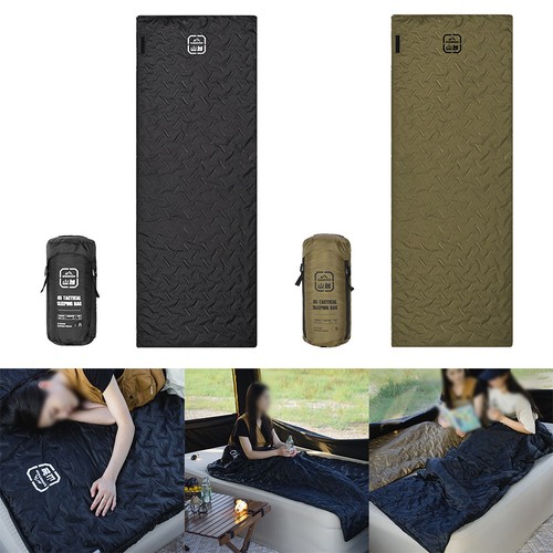 For Camping Sleep Solution Warm Patchable Sleeping Bag with Double Zipper - Picture 5 of 14