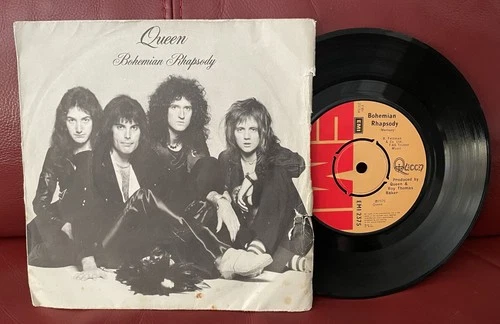 QUEEN Bohemian Rhapsody 1975 UK 1st PRESS 7 INCH Picture Sleeve EMI 2375 VG+