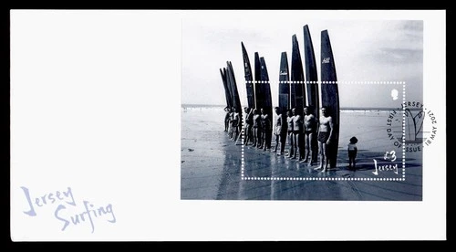 DR WHO 2021 GB JERSEY FDC SURFING S/S L3 M68296