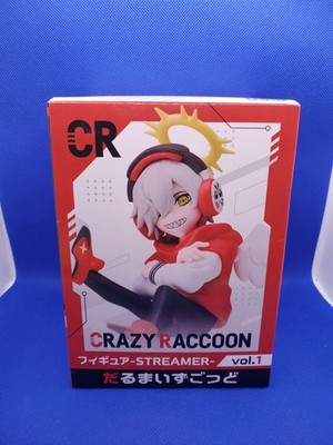 CRAZY RACCOON Darumaisgod Figure Streamer Vol.1 Official Prize Japan New US Ship