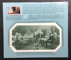 Vintage US Benjamin Franklin "Declaration of Independence" & Stamp! US Mint!