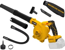 Cordless Leaf Blower for Dewalt 20V Max Battery, Jobsite Blower with Brushles...