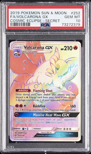 Volcarona-GX graded PSA 10 for sale on eBay