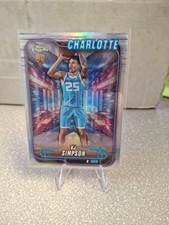 2024-25 Topps Chrome Sapphire #102 KJ Simpson