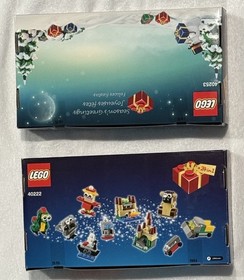 LEGO ~ 40253 & 40222 CHRISTMAS BUILD-UP  24 IN 1~ NEW IN SEALED BOX