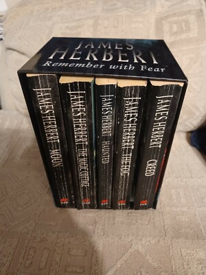 James Herbert Remember With Fear,Box Set of 6 Books