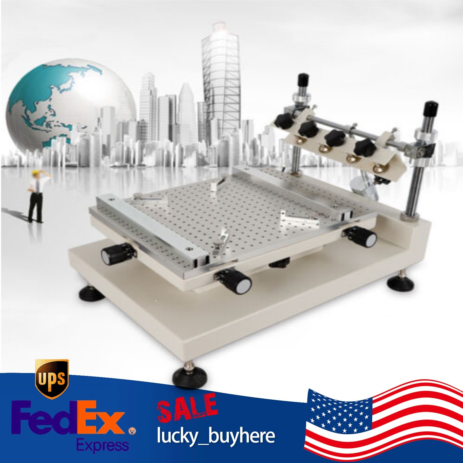 3040 Solder Paste Printer PCB SMT Manual Stencil Printer High Accuracy Machine