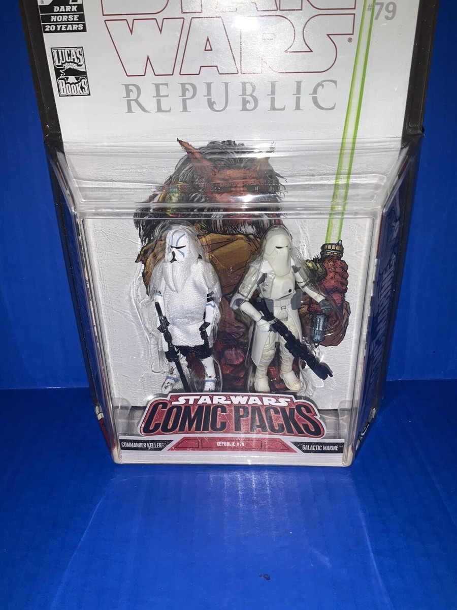 Star Wars Comic Packs Commander Keller & Galactic Marine 2 Figure