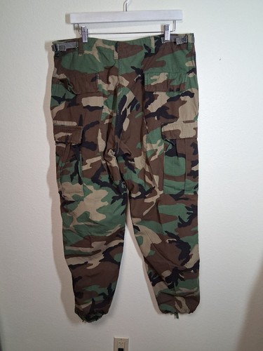 Pantalones Fatigues Militares Bosque Camuflaje Combate Grunge Y2K Talla Grande Regular - Imagen 3 de 6