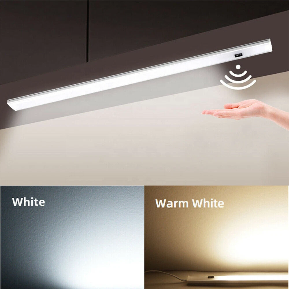 Kitchen LED Hand Sweep Motion Sensor Under Cabinet Closet Light