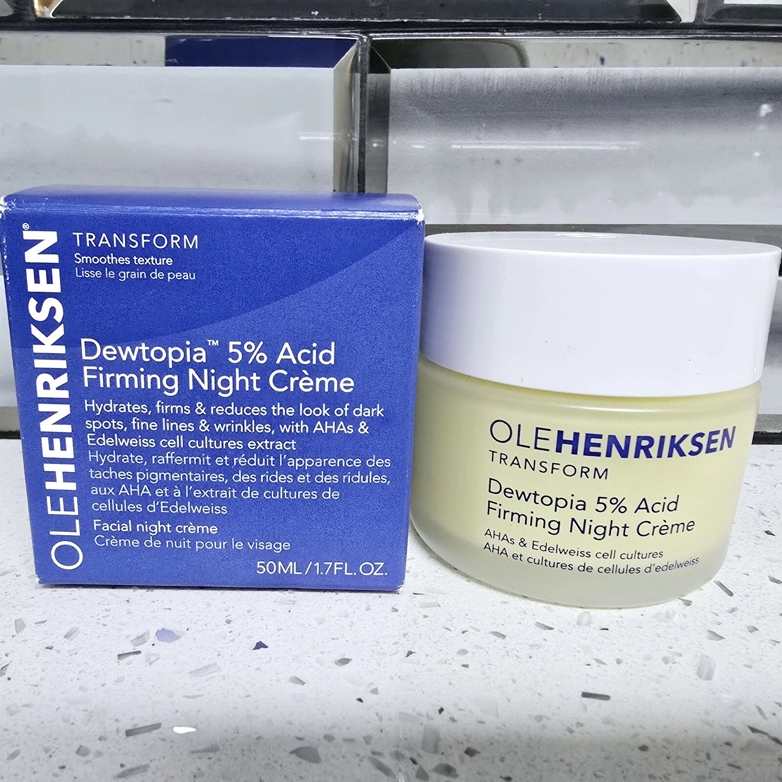 OLE HENRIKSEN Dewtopia 5% Acid Firming Night Cream 1.7 fl oz