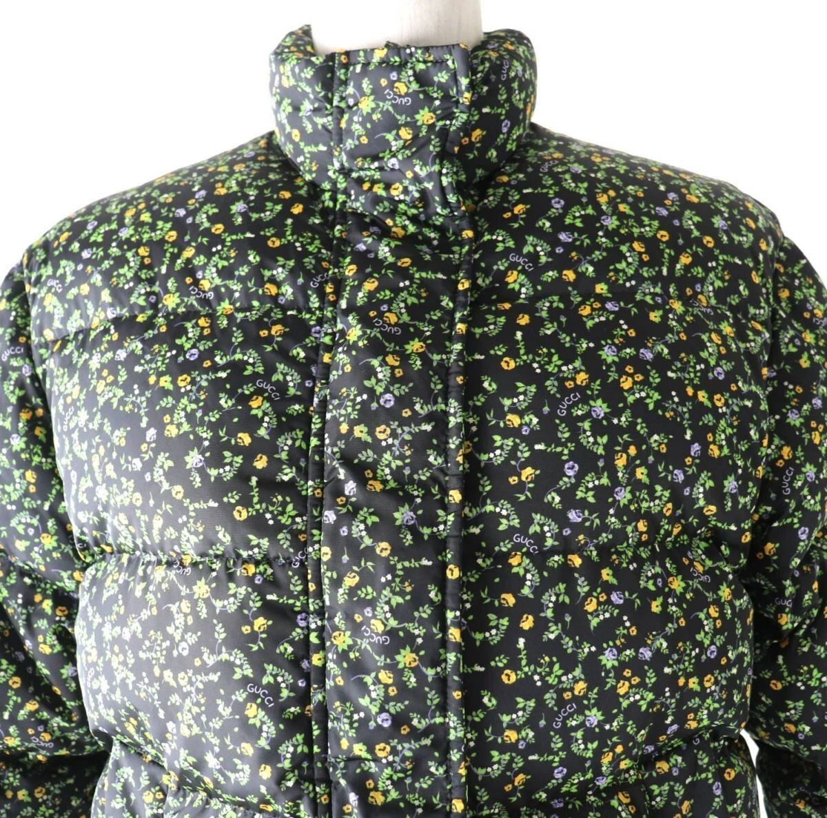 GUCCI × Liberty 20AW 637853 Piumino con Zip Stampa Floreale Multicolore 38 Italia