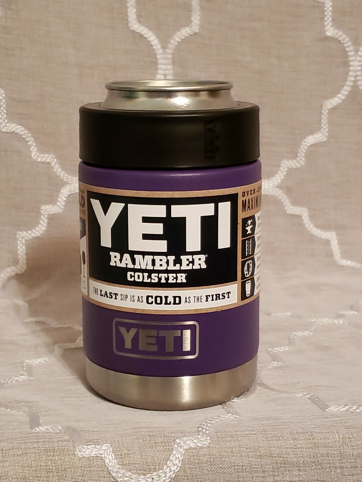 purple yeti colster