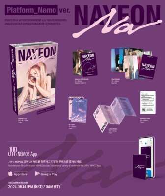 TWICE NAYEON [NA] 2nd Mini Album PLATFORM NEMO Ver/QR Card+11 Card