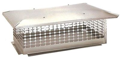 Multi Flu Cement Down Chimney Cap Check Sizes 21''x21''to21''x60''