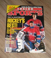 Inside Sports magazine May 1988 Brian Hayward PATRICK ROY Jeff Reardon EWING 