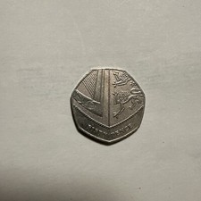 2012 British Royal Mint Royal Shield of Arms 50p Fifty Pence Coin