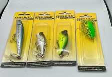 new The Original Steelshad top water spinnerbait series set of 4 fishing lures
