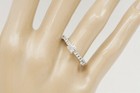 14k White Gold Diamond Ring TOLKOWSKY 0.63cttw Round Center & Side Diamonds — photo 9