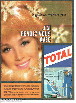 ADVERTISEMENT ADVERTISING 096 1961 Total hule altgrade la DS Citroen