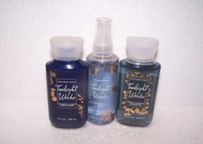 3 Pc Bath & Body Work Twilight Woods Travel Fragrance Mist, Lotion & Shower Gel