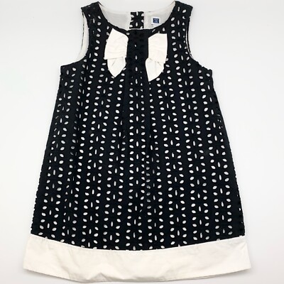 janie and jack black and white dress Janie and Jack | The Palm Bloom Dress